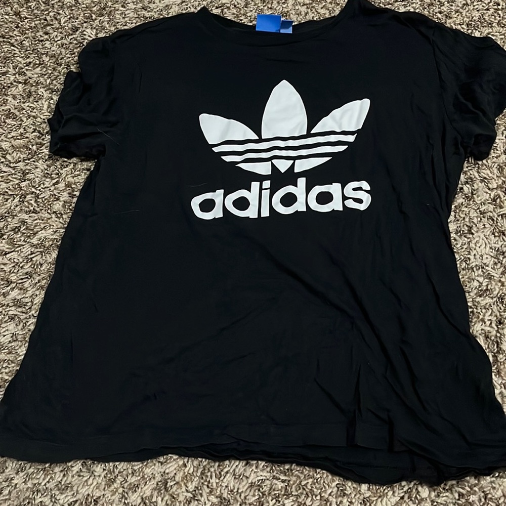 Black adidas shirt